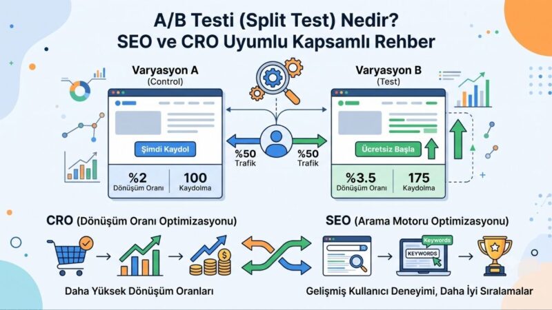 A/B Testi (Split Test) Nedir? SEO ve CRO Uyumu